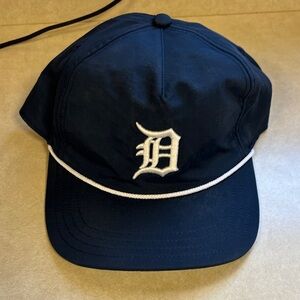 Classic Navy Detroit Tigers Greyson Clothiers Blue Cap with White Embroidery